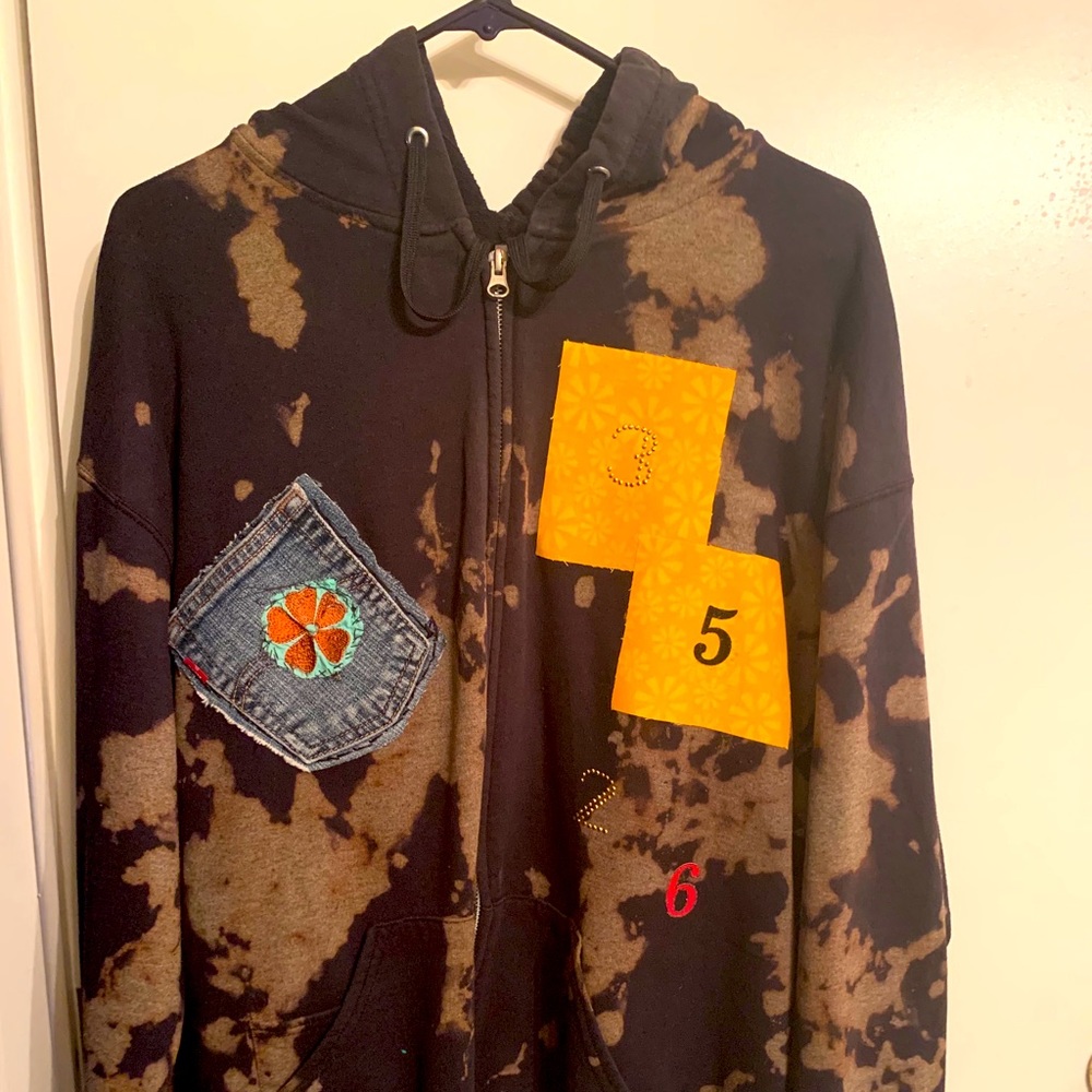 Reworked Zip Up Hoodie
